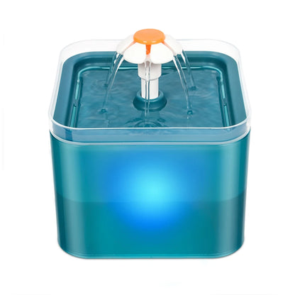 2L Automatic(USB) Cats Water Fountain with LED Lighting